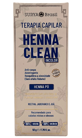 Surya Terapia Capilar Henna Clean - Henna em Pó Incolor 50g
