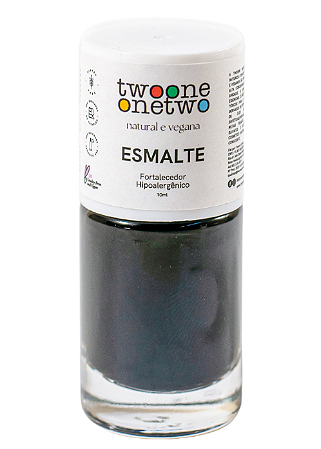 Twoone Onetwo Esmalte Hipoalergênico 1625 Black Onyx 10ml