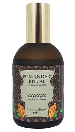 Pomander Ritual Cacau com Hortelã Pimenta Spray Ambiente 100ml