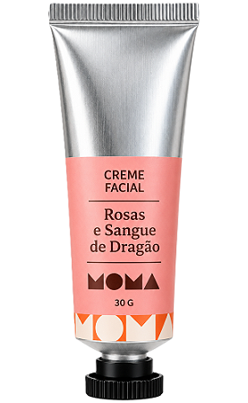 Moma Creme Facial de Rosas e Sangue de Dragão 30g