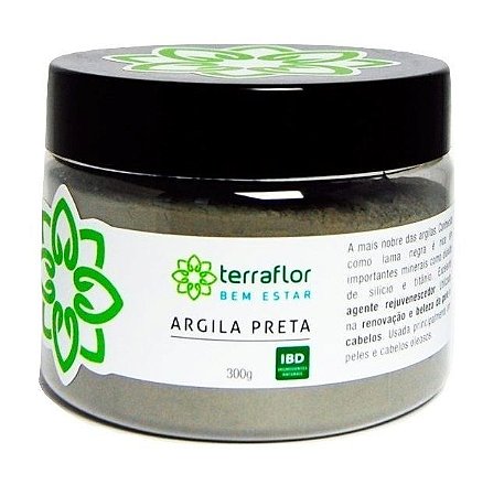 Terra Flor Argila Preta 300g