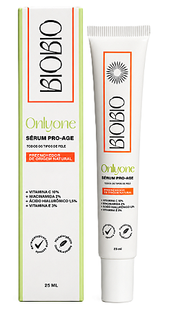 BioBio Sérum Facial Pro-Age Onlyone Vitamina C e Niacinamida 25ml