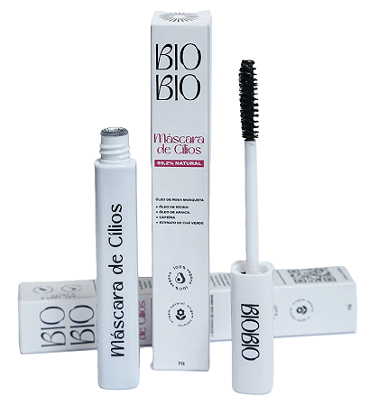 BioBio Máscara de Cílios com Óleo de Rícino - Cor Preta 8g