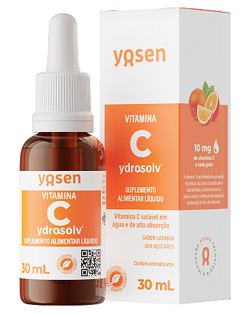 Yosen Vitamina C Ydrosolv em Gotas 30ml