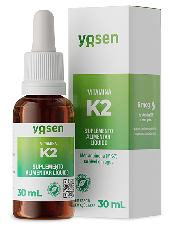 Yosen Vitamina K2 Ydrosolv em Gotas 30ml