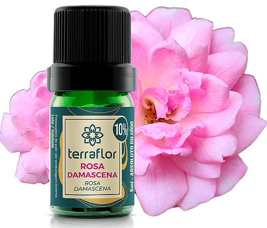 Terra Flor Óleo Absoluto de Rosa Damascena Diluído 10% 5ml