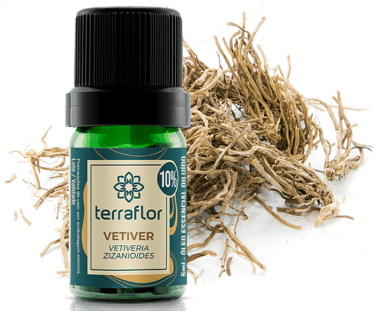 Terra Flor Óleo Essencial de Vetiver Diluído 10% 5ml