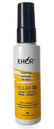 Khor Protetor Solar CORPORAL FLUIDO Natural e Vegano FPS 30