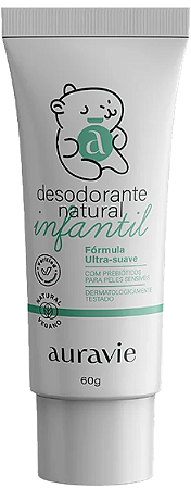 Auravie Desodorante Natural Infantil em Creme 60g