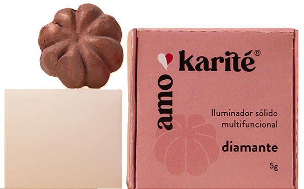 AmoKarité Iluminador Sólido Multifuncional - Diamante 5g