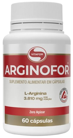 Vitafor Arginofor em Cápsulas Veganas - 100% L-Arginina - 60 caps