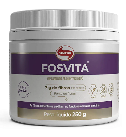 Vitafor Fosvita em Pó - Fibras Solúveis Prebióticas 250g