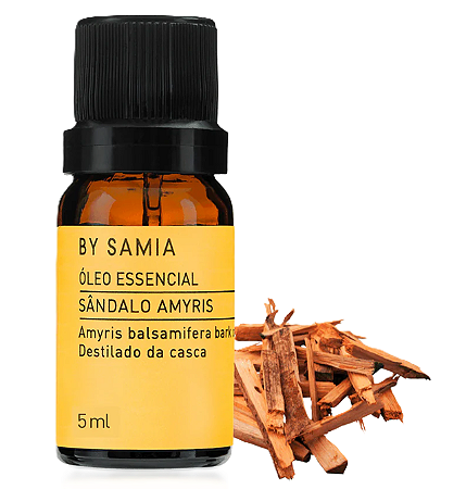 By Samia Óleo Essencial de Sândalo Amyris 5ml