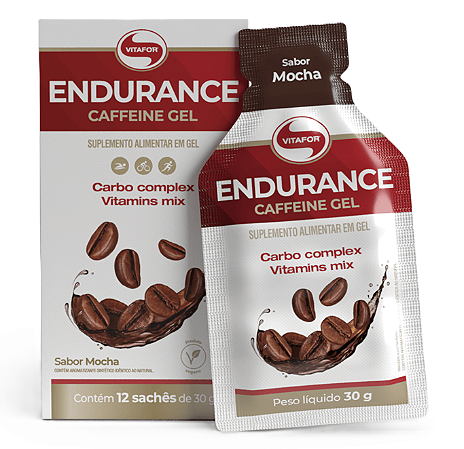 Vitafor Endurance Caffeine em Gel - Carbo Complex Sabor Mocha