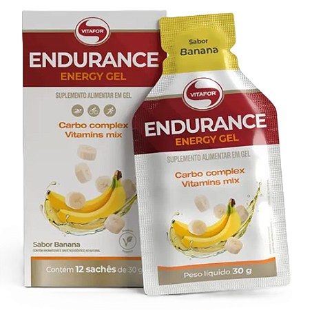 Vitafor Endurance Energy em Gel - Carbo Complex Sabor Banana