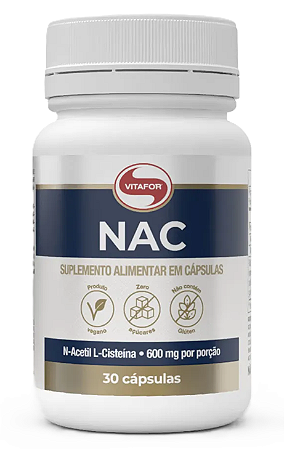 Vitafor NAC em Cápsulas Veganas - N-Acetil L-Cisteína