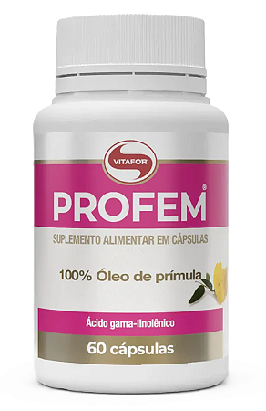 Vitafor Profem em Cápsulas - 100% Óleo de Prímula - 60 caps