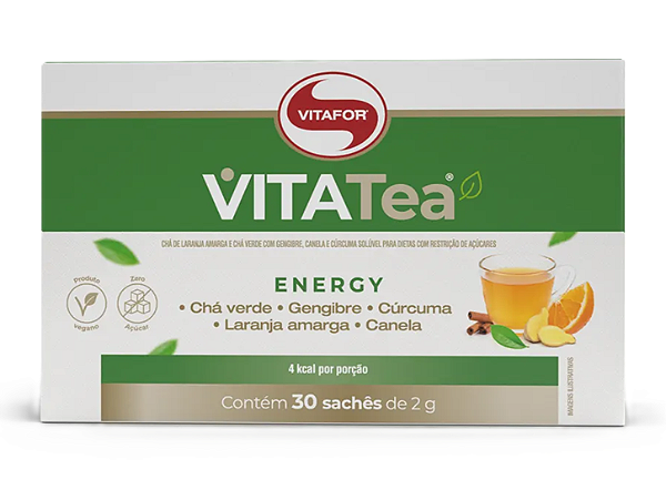Vitafor Vitatea Energy - Chá Misto Solúvel Caixa 30 Sachês