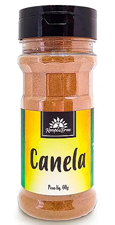 Kampo de Ervas Canela em Pó Condimento Puro 60g