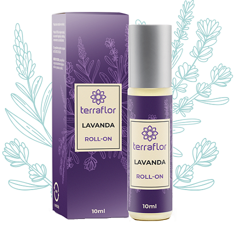 Terra Flor Roll-on Óleo de Lavanda Pronto Para a Pele 10ml