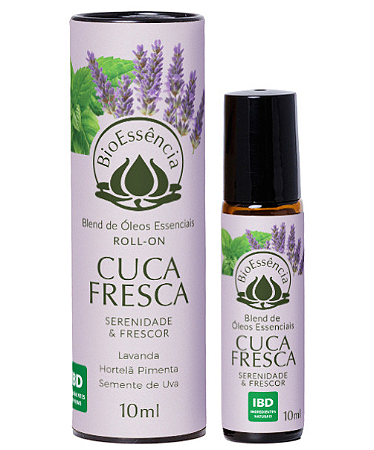 BioEssência Roll-on Cuca Fresca com Óleos Essenciais 10ml