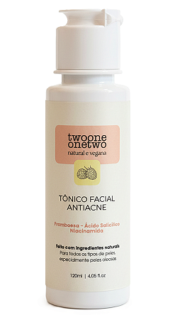 Twoone Onetwo Tônico Facial Antiacne Peles Oleosas 120ml