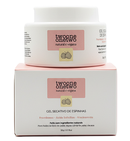 Twoone Onetwo Gel Secativo de Espinhas Peles Oleosas 30g