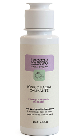 Twoone Onetwo Tônico Facial Calmante Peles Sensíveis 120ml