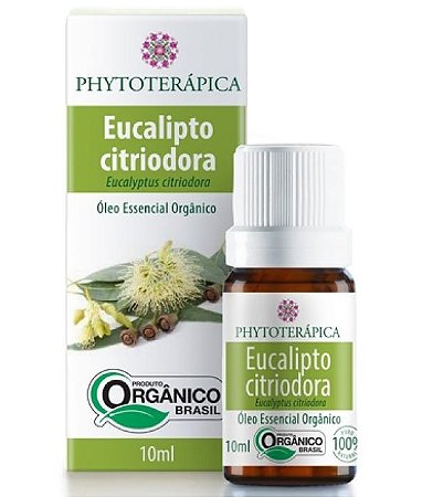 Phytoterápica Óleo Essencial de Eucalipto Citriodora Orgânico 10ml