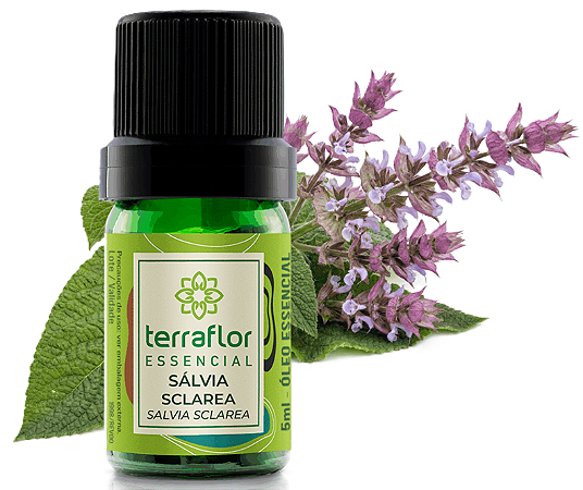 Terra Flor Óleo Essencial de Sálvia Sclarea GT França 5ml