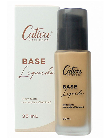 Cativa Natureza Base Líquida Efeito Matte Cor 5 30ml