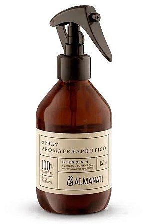 Almanati Spray Ambiente Aromaterapêutico Blend 1 Clareza e Purificação 150ml