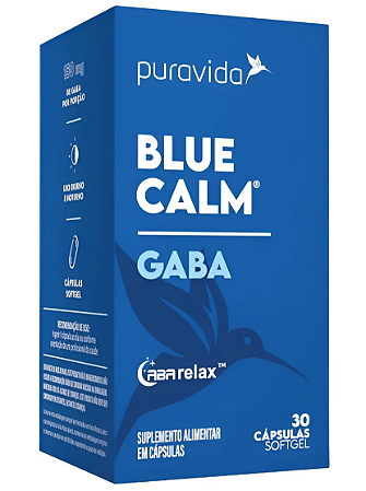 Puravida Blue Calm GABA em Cápsulas Veganas (150mg)