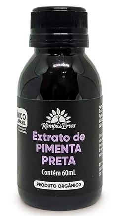 Kampo de Ervas Extrato de Pimenta Preta Orgânico 60ml
