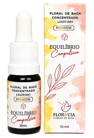 Flor & Cia Floral de Bach Concentrado Equilíbrio Compulsivo 10ml