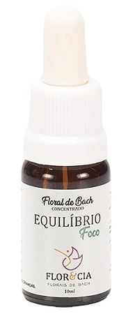 Flor & Cia Floral de Bach Concentrado Equilíbrio Foco 10ml