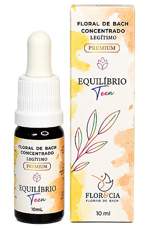 Flor & Cia Floral de Bach Concentrado Equilíbrio Teen 10ml