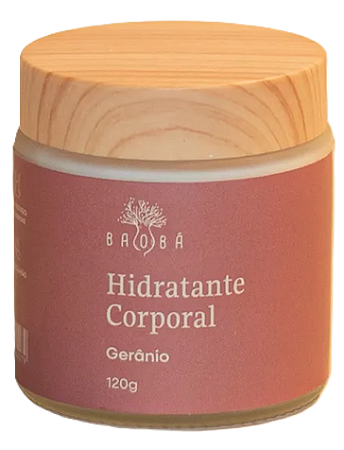 Baobá Hidratante Corporal Gerânio 120g