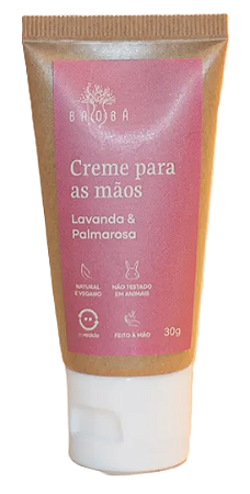 Baobá Creme Para as Mãos Lavanda e Palmarosa 30g