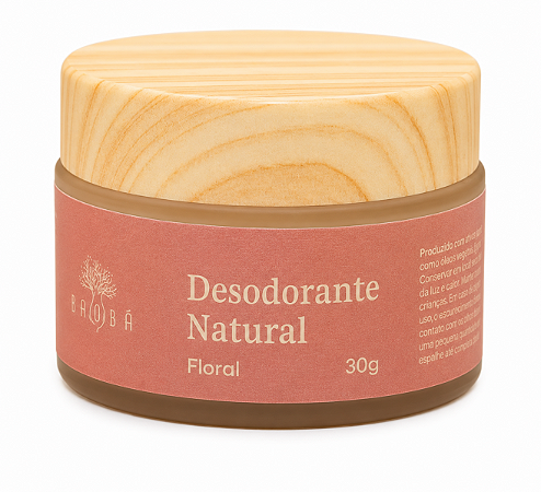 Baobá Desodorante Natural Cremoso Floral