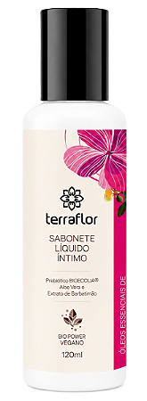 Terra Flor Sabonete Líquido Íntimo com Gerânio e Bergamota 120ml