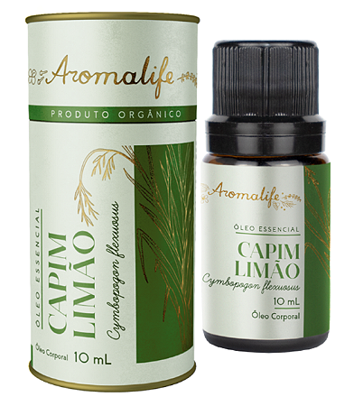 Aromalife Óleo Essencial de Capim Limão Orgânico 10ml