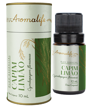 Aromalife Óleo Essencial de Capim Limão 10ml