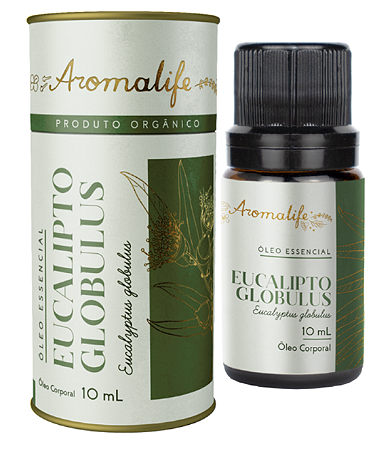 Aromalife Óleo Essencial de Eucalipto Glóbulus Orgânico 10ml