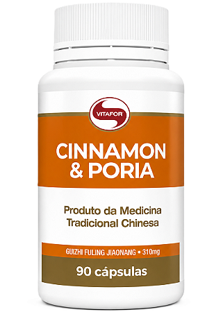 Vitafor Cinnamon & Poria (Guizhi Fuling Jiaonang) em Cápsulas Veganas - 90 caps