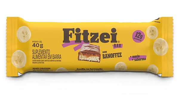 Vitafor Fitzei Barra de Proteína Sabor Banoffe 40g