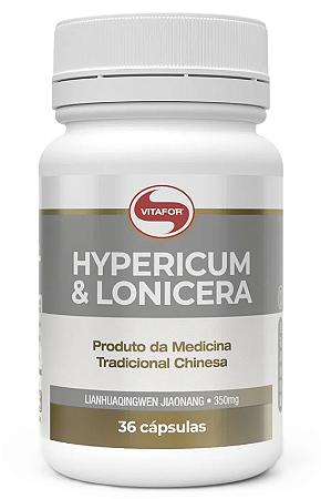 Vitafor Hypericum & Lonicera (Lianhuaqingwen Jiaonang) em Cápsulas Veganas - 36 caps