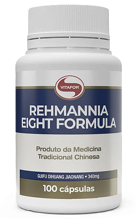 Vitafor Rehmannia Eight Formula (Guifu Dihuang Jiaonang) em Cápsulas Veganas - 100 caps