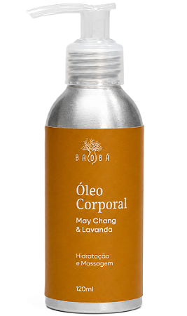 Baobá Óleo Corporal May Chang e Lavanda 120ml