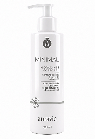 Auravie Minimal Hidratante Corporal c/ Cavalinha, Centelha e Chá Verde 300ml